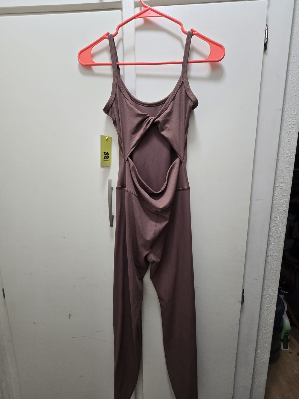 NWT Target All In Motion Ribbed Cutout Twist Back Athletic Jumpsuit Bodysuit